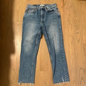 Re/Done Classic Blue Denim Jeans